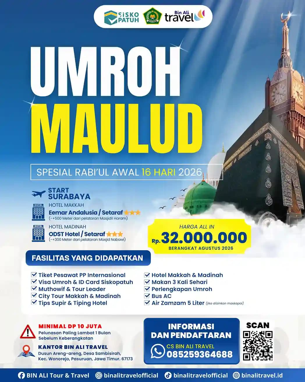 UMROH MAULUD DIRECT FLIGHT 2026